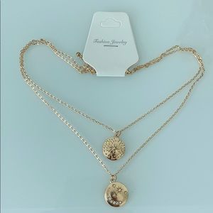 Moon Star Pendant Multilayer NECKLACE!